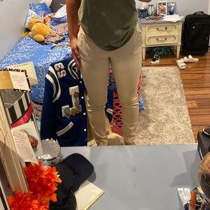 Khaki pants size M. Never worn no wrinkles!